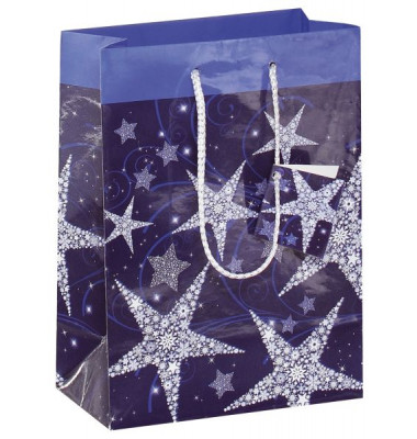 Geschenktasche GT026 inkl. Bodeneinlage für mehr Stabilität, Weihnachten, Shining Star, mit Geschenkanhänger, Shining Stars, 170