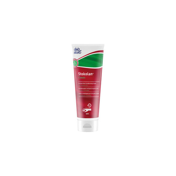 4016208854846 - Deb Stoko® Stokolan® Classic Hautpflegecreme Regenerierende Pflegecreme für Gesicht und Hände 100 ml - Tube