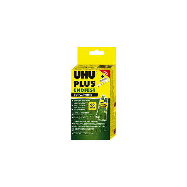 4026700457209 - 20 x Uhu 2-Komponenten-Epoxidharzkleber plus endfest Tube 25g