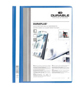 Schnellhefter DURAPLUS 257906, A4+ PP 80g, Vorderdeckel transparent