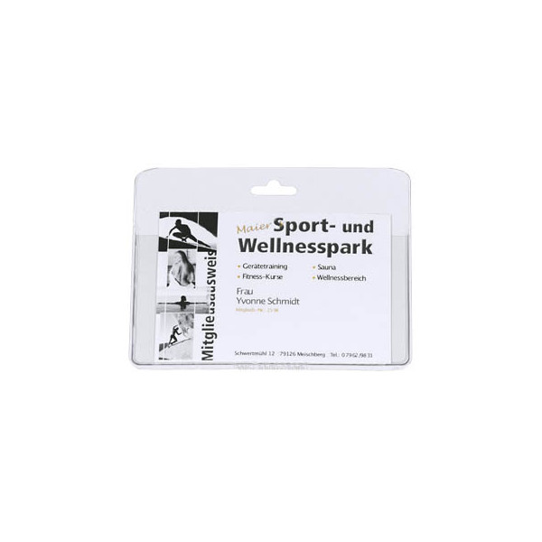 4005546800271 - DURABLE Namensschilder Namensschilderhülle Offen 20St 9 cm x 6 cm Kunststoff Transparent