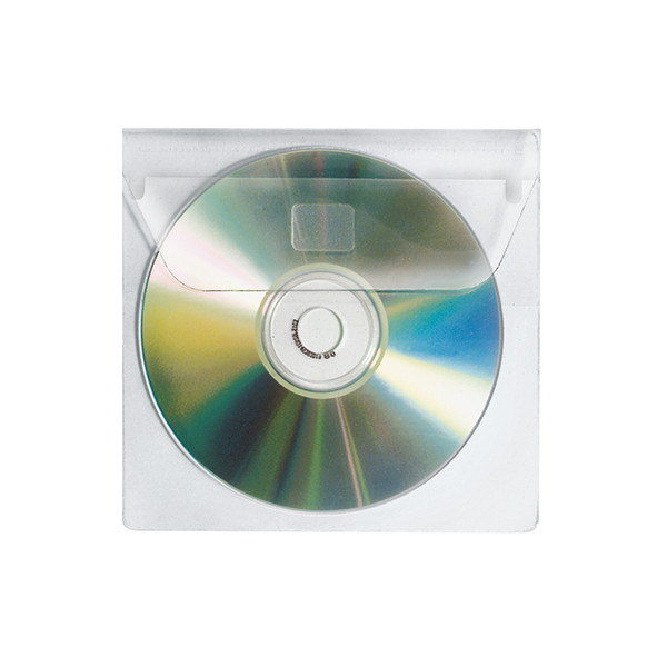 4000225028670 - Cd dvd Hülle 137 x 125 cm (b x h) Polypropylen transparent 10 St Pack Werkstoff Polypropylen - Veloflex