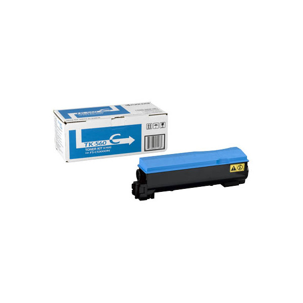 0632983011089 - Original TK-560C Toner cyan 10000 Seiten (1T02HNCEU0) für ECOSYS P6030cdn FS-C5300DN C5350DN