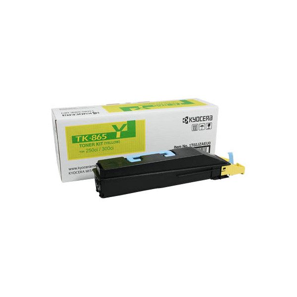 0632983012918 - Original TK-865Y Toner gelb 12000 Seiten (1T02JZAEU0) für TASKalfa 250ci 300ci