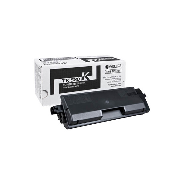 0632983017289 - Original TK-580K Toner schwarz 3500 Seiten (1T02KT0NL0) für ECOSYS P6021cdn FS-C5150DN