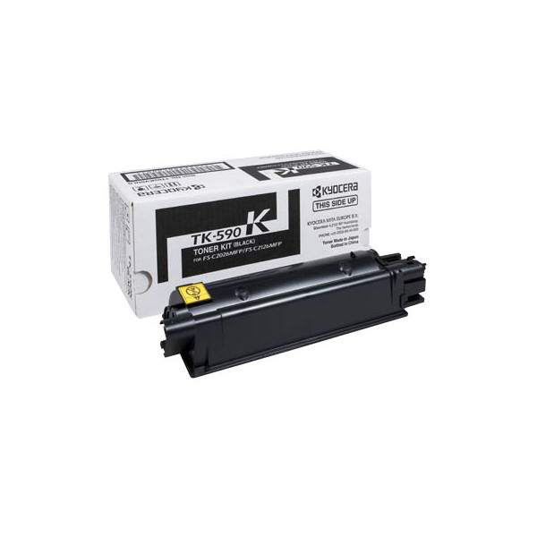 0632983017418 - FS-C2026MFP(+) C2126MFP(+) C2526MFP C2626MFP Original TK-590K Toner - schwarz (1T02KV0NL0)