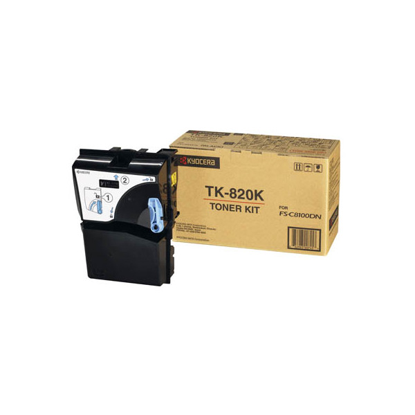 0632983009529 - TK 820K - Tonerpatrone - 1 x Schwarz - 15000 Seiten (1T02HP0EU0)