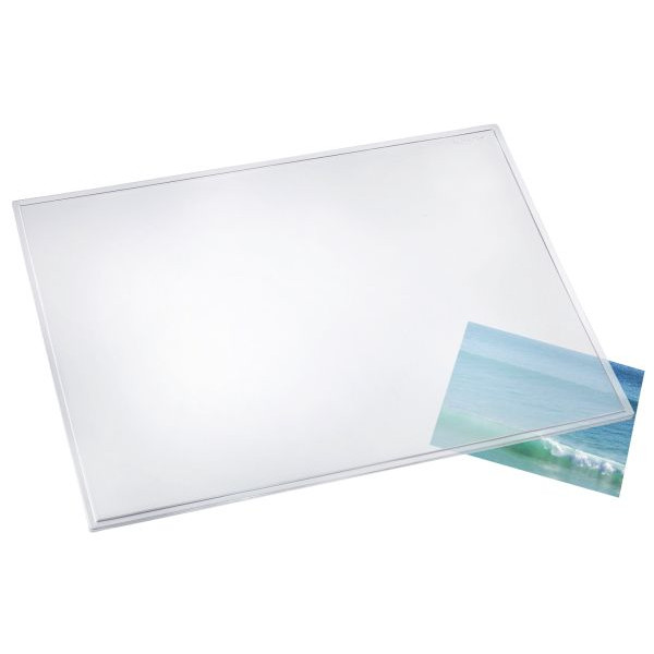 4006677437404 - Schreibunterlage Durella 70 x 50 cm (B x H) ohne Folienauflage Kunststoff transparent