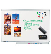 Whiteboard Professional, 7-100048, 100x75cm, emailliert, Aluminiumrahmen