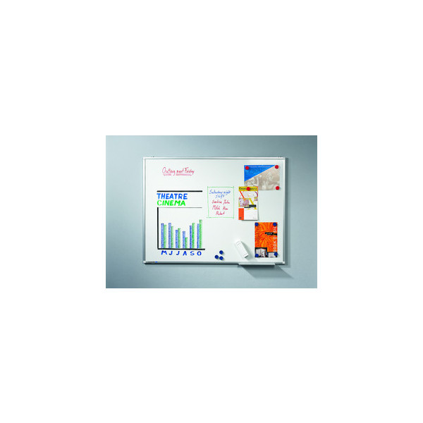 8713797000055 - Premium Plus Whiteboard Magnetisch Emaille Einseitig 45 (B) x 30 (H) cm