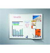 Whiteboard Premium Plus, 7-101076, 240x120cm, emailliert, Aluminiumrahmen