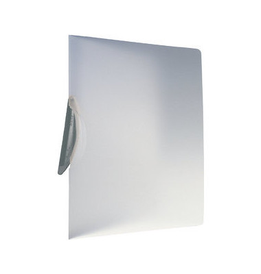 Klemmhefter ColorClip Magic 4174-00-89, A4 transparent/grau, für ca. 30 Blatt, Polypropylen (PP)