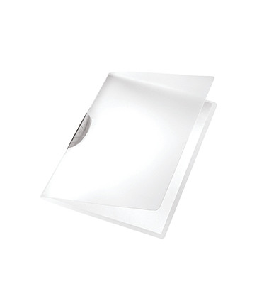 Klemmhefter ColorClip Magic 41750085, A4 transparent/grau, für ca. 30 Blatt, Polypropylen (PP)