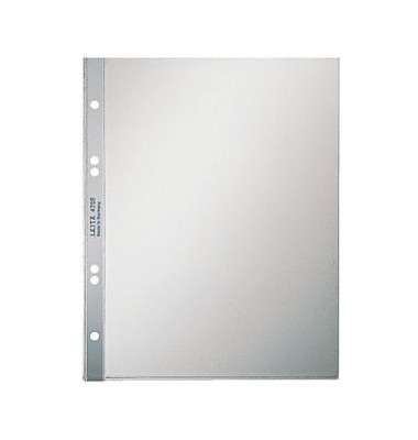 Prospekthüllen Premium 4705-00-03 A5, transparent genarbt, oben offen, 0,13mm