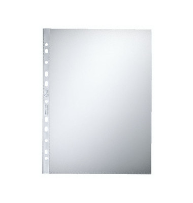 Prospekthüllen 47970000 Standard, A4, transparent genarbt, oben & links offen, 0,09 mm