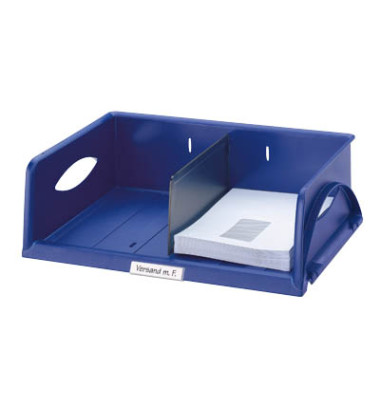 Briefablage-Box Sorty 5230-00-35 A4 / C4 quer blau Kunststoff stapelbar