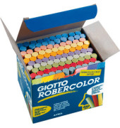 Tafelkreide Robercolor 539000 10x10er Karton farbig sortiert rund 10x80mm