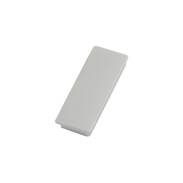 4013695011141 - Haftmagnete 1665101 eckig 22x55mm (BxL) grau 1300g Haftkraft 4013695011141 magnetoplan 10 Stück