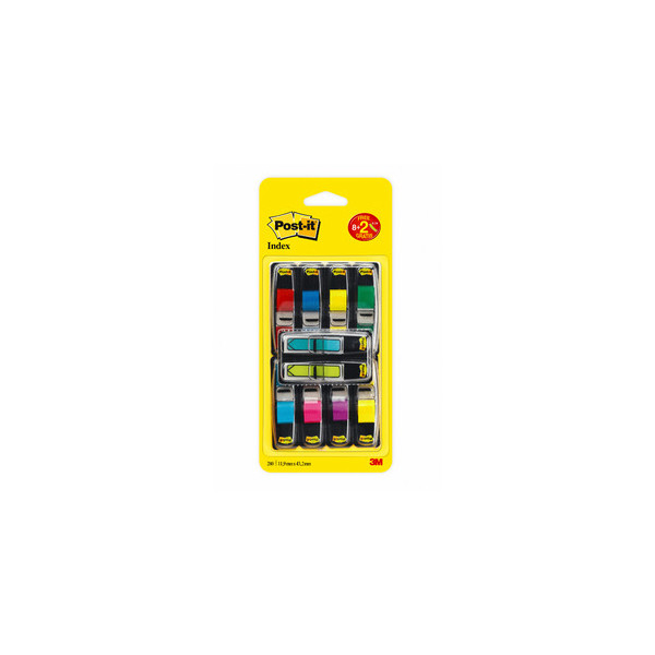 0051135810729 - AKTION Index Mini Haftmarker farbsortiert 8x 35 Streifen + GRATIS 2x 24 Index Pfeile