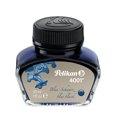 Füllertinte 4001 blau/schwarz 30ml Glas