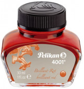 Füllertinte 4001 brillant rot 30ml Glas