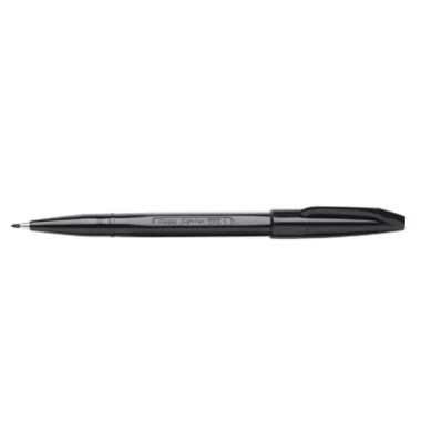 Pentel Faserschreiber Sign Pen mit Kappe 0,8mm schwarz - Bürobedarf  Thüringen