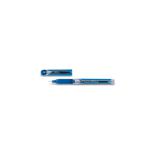 4902505279713 - Tintenroller Hi-Tecpoint V5 Grip BXGPN-V5 blau transparent 03 mm mit Kappe