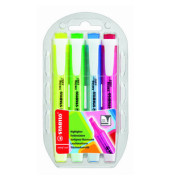 Textmarker-Set STABILO swing cool, 275/4, Set, 4-farbig sortiert, 1-4mm Keilspitze