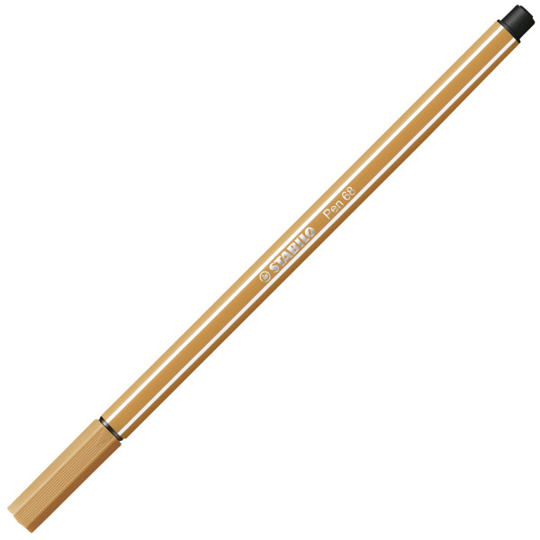 4006381333481 - Fasermaler Pen 68 Strichstärke 10 mm ocker dunkel