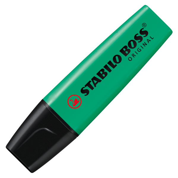 4006381333665 - Textmarker STABILO® BOSS Original Keilspitze lichtbeständig schnell trocknend türkis 1 Stück