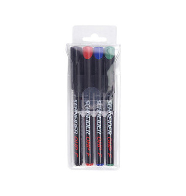 Folienstift OHP 222 F farbig sortiert 0,7 mm 4er Etui permanent