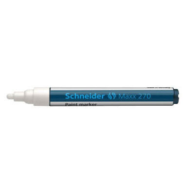 Lackmarker Maxx 270, SN127049, Stift, weiß, 1-3mm Rundspitze