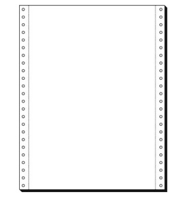 Endlospapier 12249, A4 hoch blanko, 1-fach, 12 Zoll x 240 mm