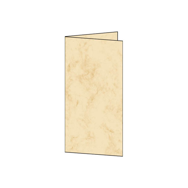 4004360961908 - Faltkarte Marmor DC115 DIN lang 21cm x 105cm (BxH) 185g beige Karton 4004360961908 Sigel