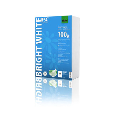Inkjetpapier Bright White IP 150, A4 100g hochweiß matt beidseitig bedruckbar