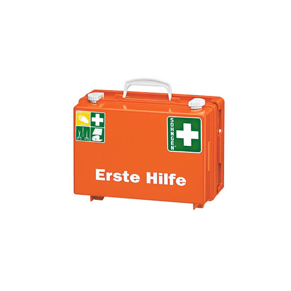 Söhngen Erste-Hilfe-Koffer SN-CD Norm orange gefüllt DIN 13157