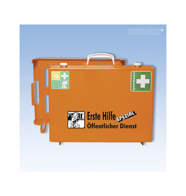 Erste-Hilfe-Koffer Spezial MT-CD Öffentlicher Dienst orange gefüllt DIN 13157