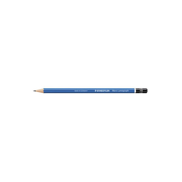 4007817104156 - STAEDTLER Mars Lumograph 100 Bleistifte HB blau 12 St (100-HB)