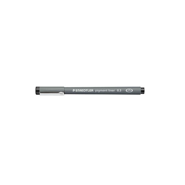 4007817330418 - STAEDTLER pigment liner 308 Fineliner schwarz 03 mm 1 St