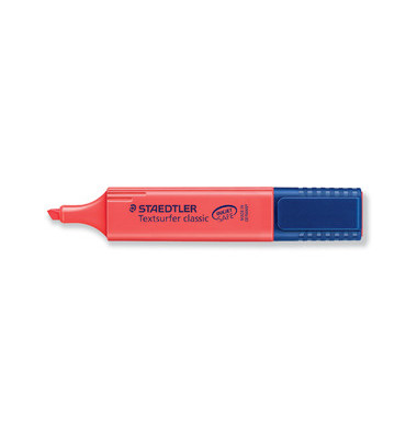 Textmarker Textsurfer classic 364, 364-2, rot, 1-5mm Keilspitze