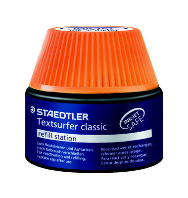  Textmarkernachfülltinte Textsurfer classic Refill, 48864-4, orange,