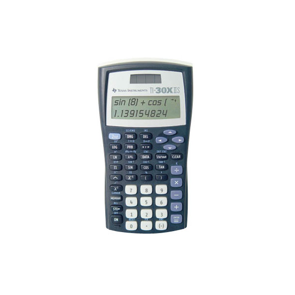 3243480106986 - TEXAS INSTRUMENTS TI-30 X II S Wissenschaftlicher Taschenrechner schwarz silber