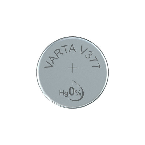 4008496245932 - VARTA 377 - Silberoxid-Knopfzelle V 377 23 mAh 68 x 26 mm