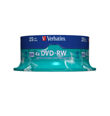 DVD-Rohlinge 43639 DVD-RW, wiederbeschreibbar, 4,7 GB, Spindel 