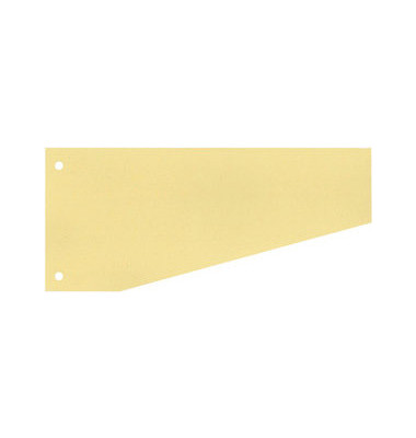 Trennstreifen 50502T Trennstreifen Trapez gelb gelb 190g gelocht 24x10,5cm 