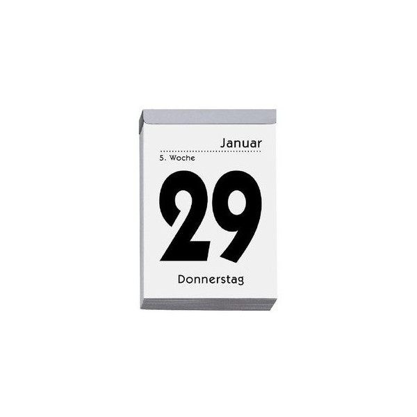 4006928696567 - Tagesabreißkalender 313-0000 1 Tag   1 Seite 99x143cm 2025 4006928696567 Zettler