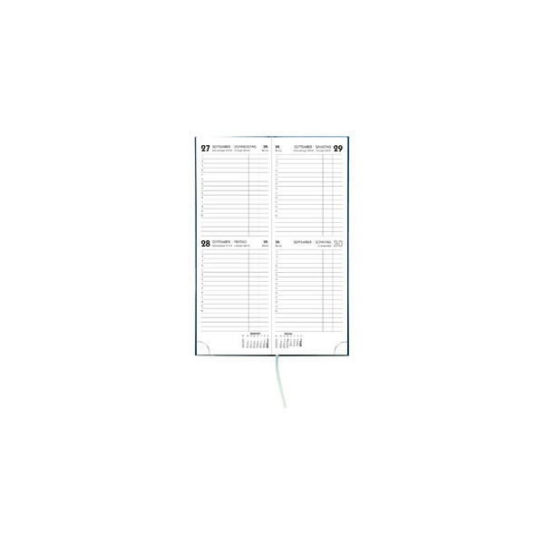 4006928022144 - Buchkalender Vormerkbuch 801-0001 2Tage 1Seite 104x296cm 202