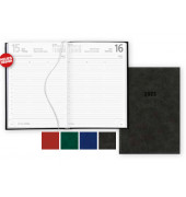 Buchkalender 876-0020, schwarz, 1 Tag / 1 Seite, 15x21cm (A5), 2025