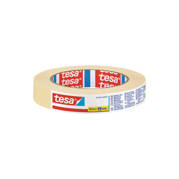 4042448804839 - Kreppband 05286-00000 Basic 19mm x 50m beige ablösbar 4042448804839 05286-00000-02