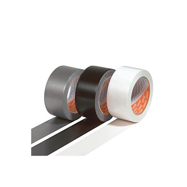 4042448033376 - Extra Power Universal Gewebeband - Gewebeverstärktes Ductape zum Reparieren Befestigen Bündeln Verstärken oder Abdichten - Schwarz - 50 m x 50 mm